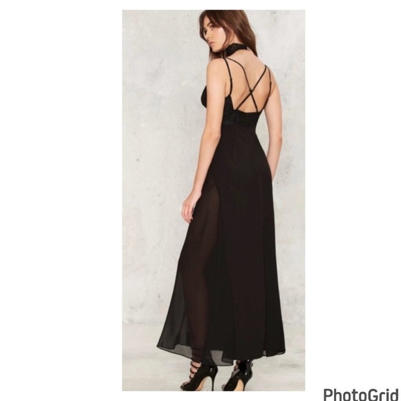 Nasty Gal Black Evening Gown - Picture 2 of 14
